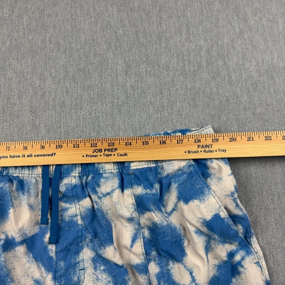 The North Face Shorts Mens 2XL Blue Class V Tie Dye Swim Trunks Boardshort Retro